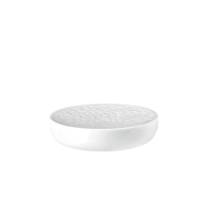 Nori Plateau de service blanc, Ø 16cm avec relief