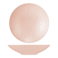 Nori Assiette coupce creuse rose, Ø 23cm, H: 5.6cm avec relief complet