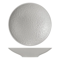 Nori Assiette coupe gris argenté, Ø 26 cm, H: 5 cm relief complet