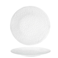 Nori Teller flach weiss, Ø 28 cm, Vollrelief 