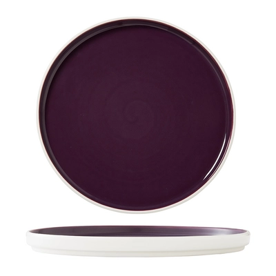 Assiette Nyx Damson empilable, Ø 25,5 cm _1