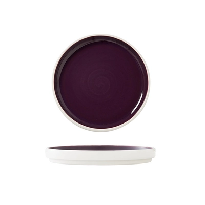 Assiette Nyx Damson empilable, Ø 16,5 cm _1