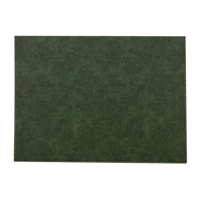 Set de table similcuir,nubuk verde 44x32.5 cm _1