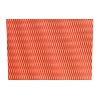 Set de table PVC orange, 45 x 33 cm 