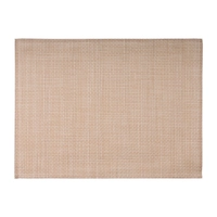 Tischset beige, Schmalband, PVC, 45 x 33 cm 