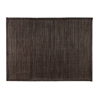Tischset braun, Schmalband, PVC, 45 x 33 cm 