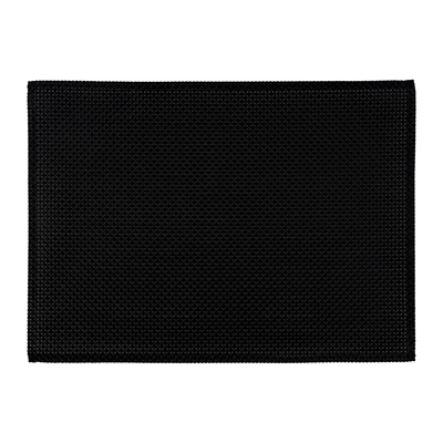 Tischset schwarz, Schmalband, PVC, 45 x 33 cm _1
