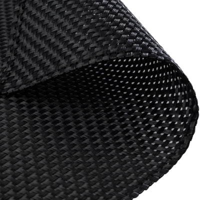 Tischset schwarz, Schmalband, PVC, 45 x 33 cm _2