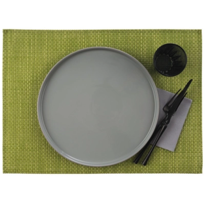 Tischset apfelgrün, Schmalband, PVC, 45 x 33 cm _2