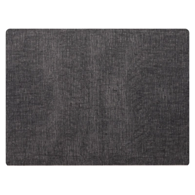 Set de table silic., noir, L: 40.6 cm, l: 30.5 cm Modern Twist, aspect lin_1