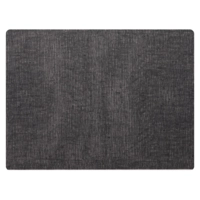 Set de table silic., noir, L: 40.6 cm, l: 30.5 cm Modern Twist, aspect lin