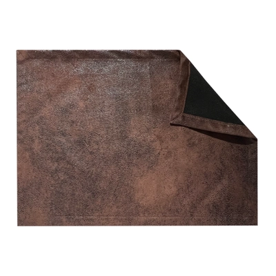 Set de table Vintage, Chocolat, 33 x 43 cm,  avec ourlet, lavable à 40° C, en cuir synthétique_1
