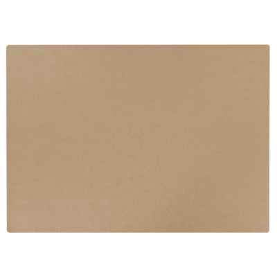 Aredo Tischset sand, recyceltes Leder,  rechteckig 45 x 35 cm, abwaschbar_1