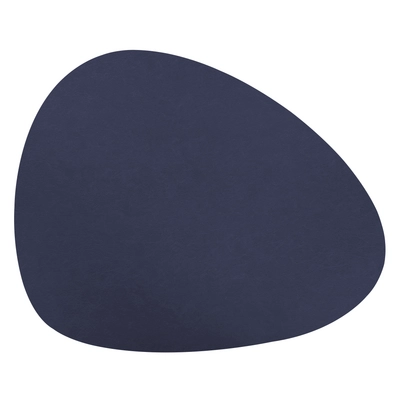 Aredo Tischset blau, recyceltes Leder,  organisch 44.5 x 36.5 cm, abwaschbar_1