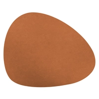 Aredo Tischset braun, recyceltes Leder,  organisch 44.5 x 36.5 cm, abwaschbar