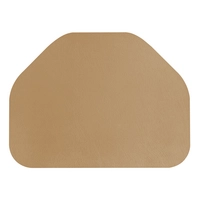 Aredo Tischset sand, recyceltes Leder,  trapez 41 x 31 cm, abwaschbar