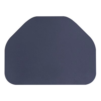 Aredo Tischset blau, recyceltes Leder,  trapez 41 x 31 cm, abwaschbar_1