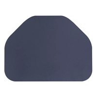 Aredo Tischset blau, recyceltes Leder,  trapez 41 x 31 cm, abwaschbar