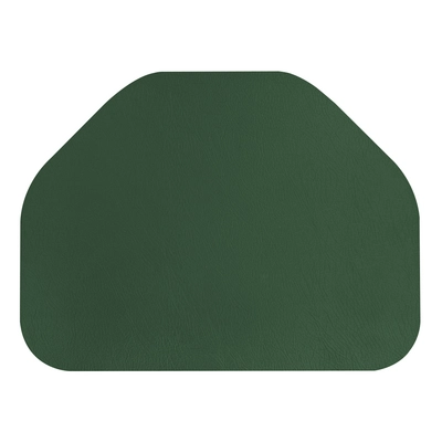 Aredo Tischset grün, recyceltes Leder,  trapez 41 x 31 cm, abwaschbar_1