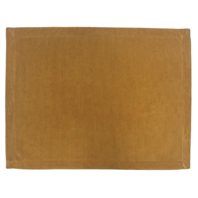 Smart Tischset Textil, Cord ocker, 43 x 33 cm Polyester, Woll/Cordoptik, waschbar 30°_1