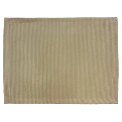 Tischset Smart Textil, Cord beige, 43 x 33 cm Polyester, Woll/Cordoptik, waschbar 30°_1