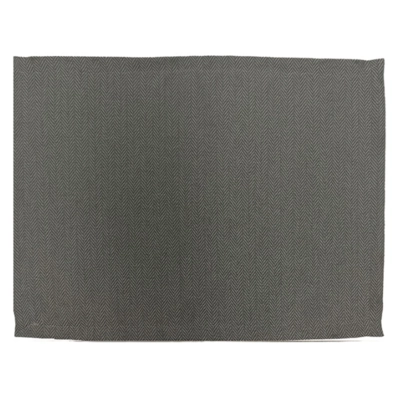 Smart Tischset Textil, Grau, 43 x 33 cm Polyester, Woll/Sparrenoptik, waschbar 30°_1