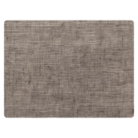 Modern Twist Tischset, braun, 40.6 x 30.5 cm, Leinenoptik, Silikon
