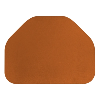 Aredo Tischset braun, recyceltes Leder,  trapez 41 x 31 cm, abwaschbar_1