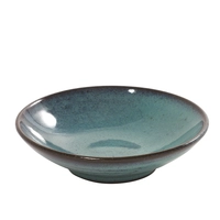 Aqua céramique, bol plat, turquoise, 15 cm Ø Pascale Naessens