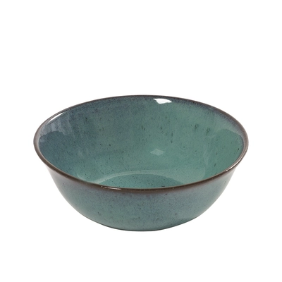 Aqua Steingut, Bowl, türkis, 18 cm Ø, H: 6.5 cm Pascale Naessens_1
