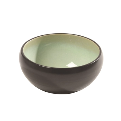 Pure Keramik, Bowl, schwarz/hellgrün, 13.5 cm Ø Pascale Naessens_1