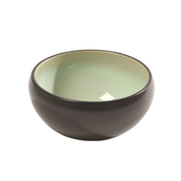 Pure Keramik, Bowl, schwarz/hellgrün, 13.5 cm Ø Pascale Naessens