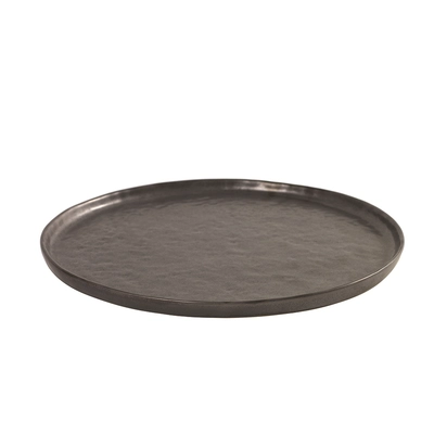 Pure céramique, assiette plate,anthracite, 27 cm Pascale Naessens_1