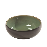 Pure Keramik, Bowl, hellgrün/schwarz, 16.6 cm Ø Pascale Naessens