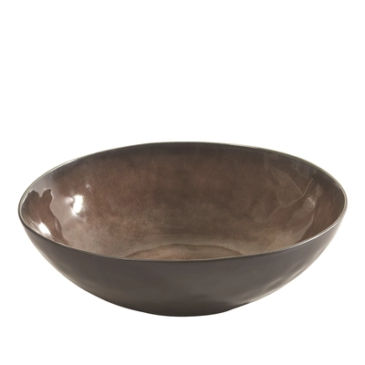 Pure Keramik, Schüssel, braun, 26 cm Ø, H: 8.4 cm Pascale Naessens_1