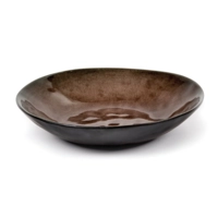 Pure Keramik, Schale braun, 23.5 cm Ø, H: 4.5 cm Pascale Naessens