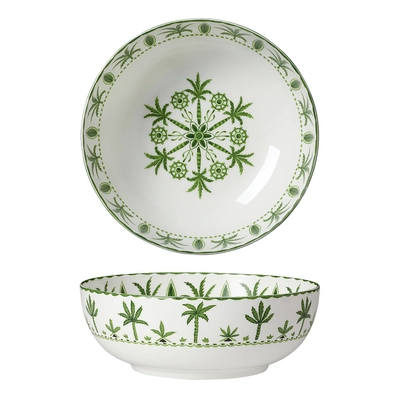 Sultan's Garden grün Bowl, Ø 23 cm,  William Edwars - Bone China _1