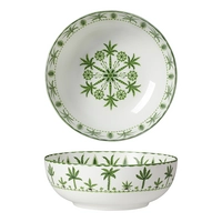 Sultan's Garden grün Bowl, Ø 23 cm,  William Edwars - Bone China 