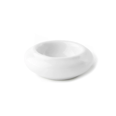 Pot de beurre blanc en porcelain, 7cm Ø, H: 2.5cm _1