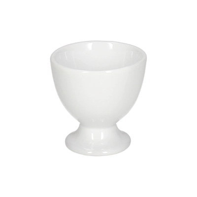 Coquetier porcelaine blanc, 6 cm Ø _1