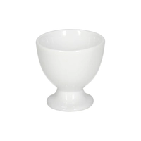 Coquetier porcelaine blanc, 6 cm Ø 