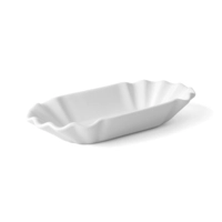 Plats Pommes en porcelaine, 19.6x11.2 cm 