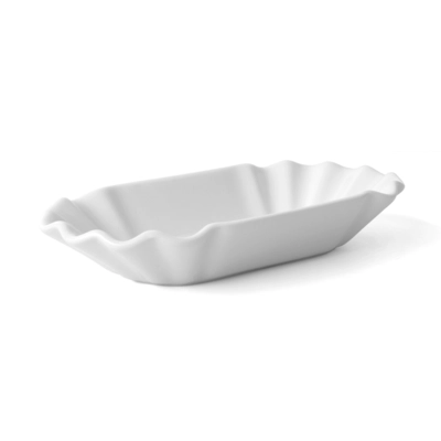 Plats Pommes en porcelaine, 25.4x14.5cm _1