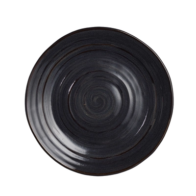 Azores Caldeira, assiette plate, noir, Ø 25.5 cm _1