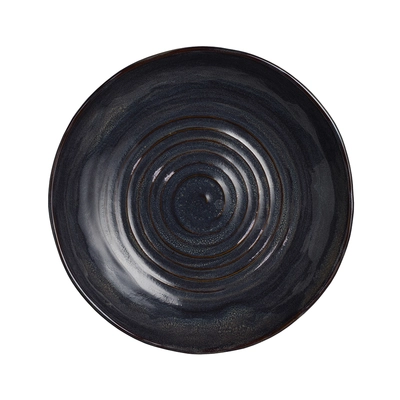 Azores Caldeira, Teller tief, schwarz, Ø 25.5 cm H: 4.5 cm, 128 cl_2