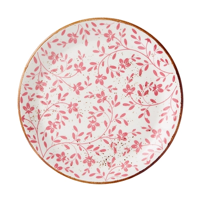 Flora Pink Assiette coupe plate, Ø 25.25 cm _1