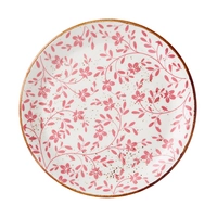 Flora Pink Assiette coupe plate, Ø 25.25 cm 