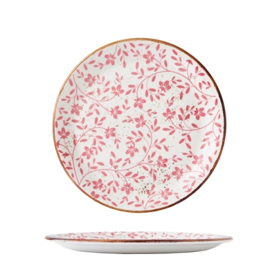 Flora Pink Assiette coupe plate, Ø 25.25 cm _1