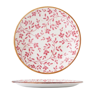 Flora Pink Assiette coupe plate, Ø 28 cm _1