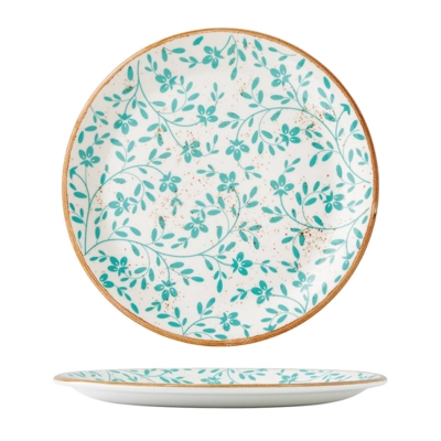 Flora Aqua Assiette coupe plate, Ø 28 cm _1